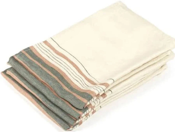 Guest Towel - Gypsum/Stripe