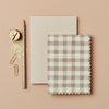 Gingham"to the happy couple" Card
