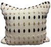 Makun Knots Pillow - White/Oat/Brown