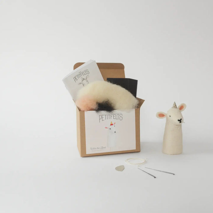 Needle Felting Kit - DIY - Lamb