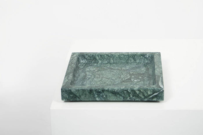 Empress Green Marble Large Square Tray