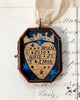 Vintage Handmade Ornament - Nunc Scio II.  