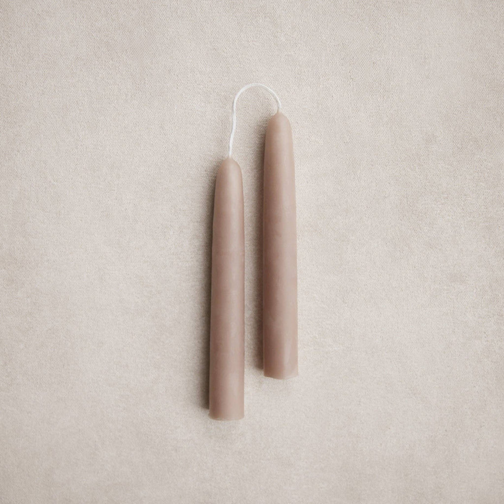 6" Heirloom Beeswax Taper Candles