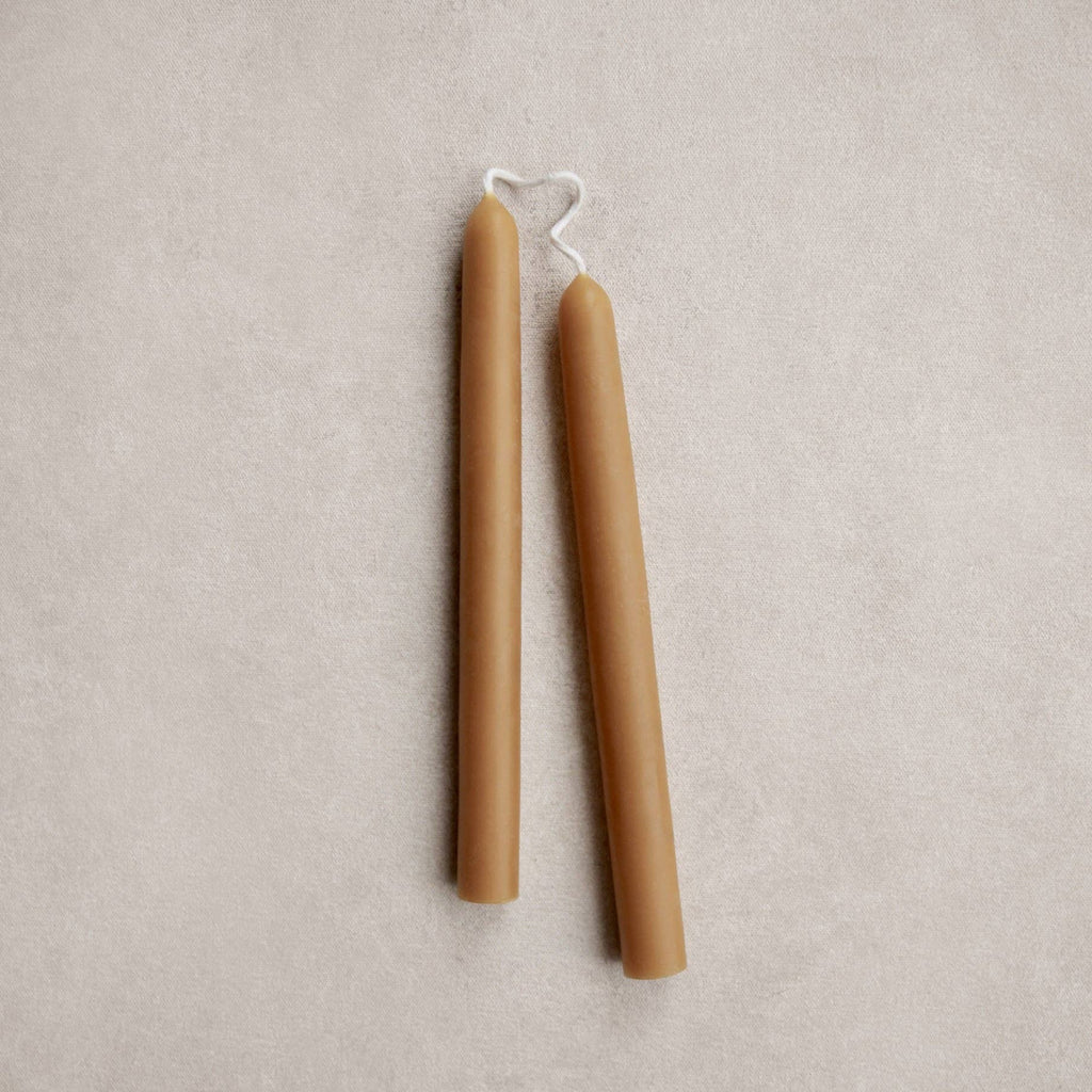 9" Heirloom Beeswax Taper Candles