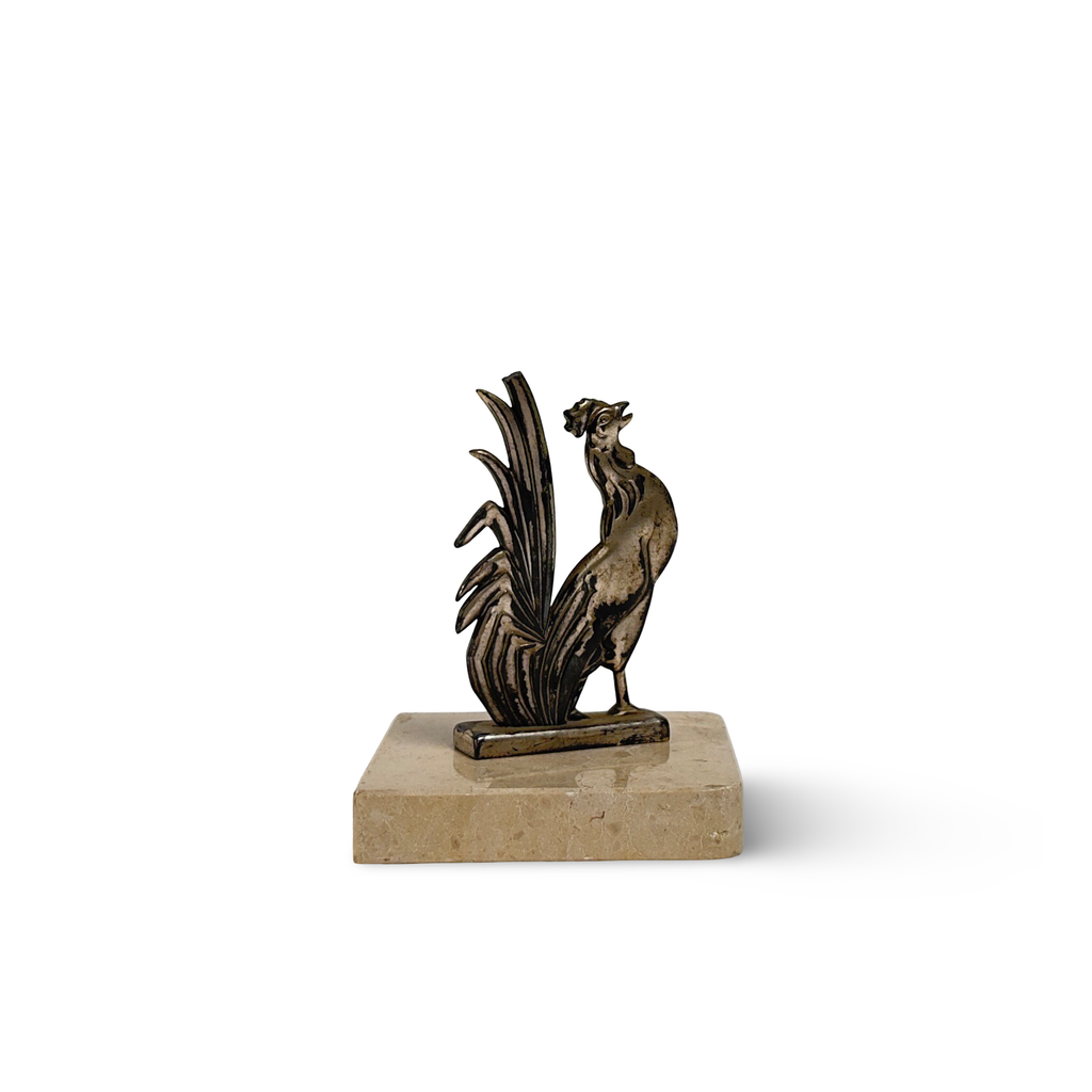 Art Deco French Rooster Book Ends