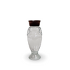 Vintage French Glass Apothecary Jar With Lid