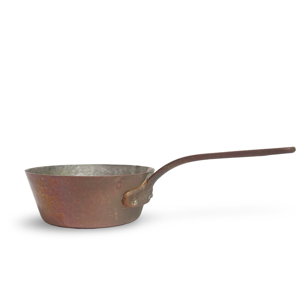 Set of 4 Antique French Copper Pots