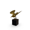 MCM French Brass Sparrow On Stand