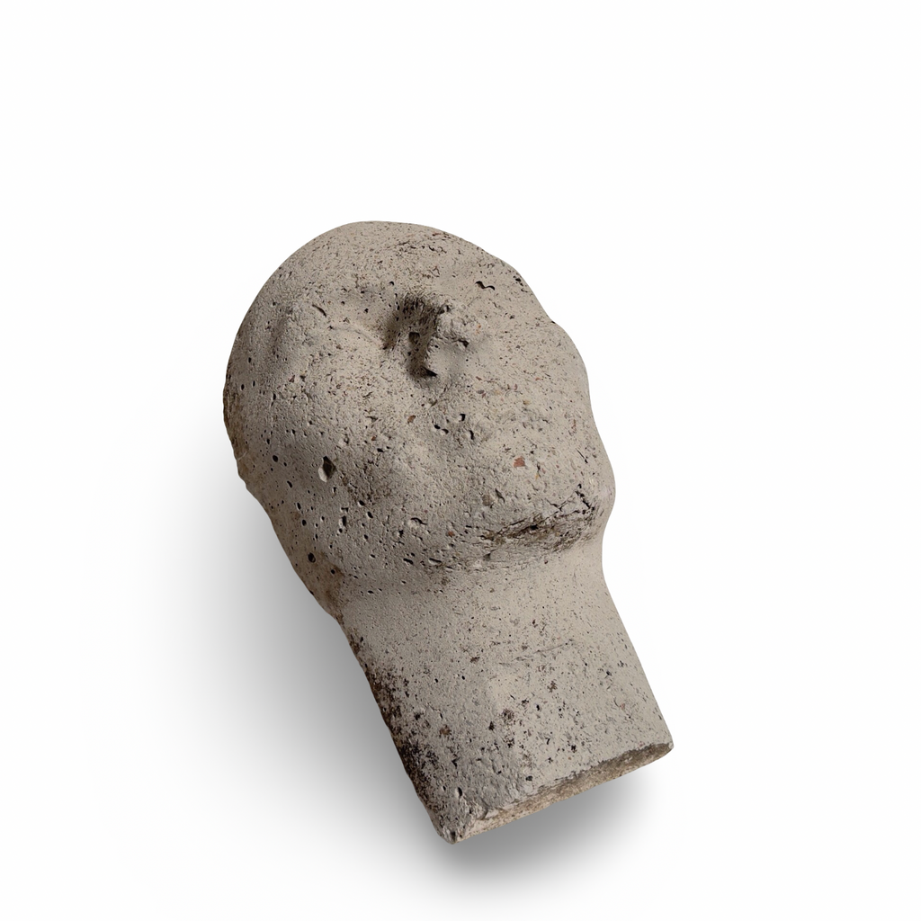 Vintage French Cement Mask Form