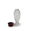 Vintage French Glass Apothecary Jar With Lid