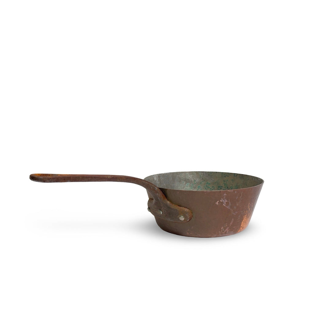 Set of 4 Antique French Copper Pots