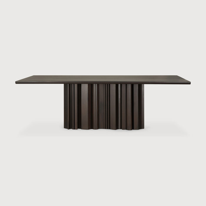 Ethnicraft Sequence Dining Table - Varnished Mahogany - Dark Brown