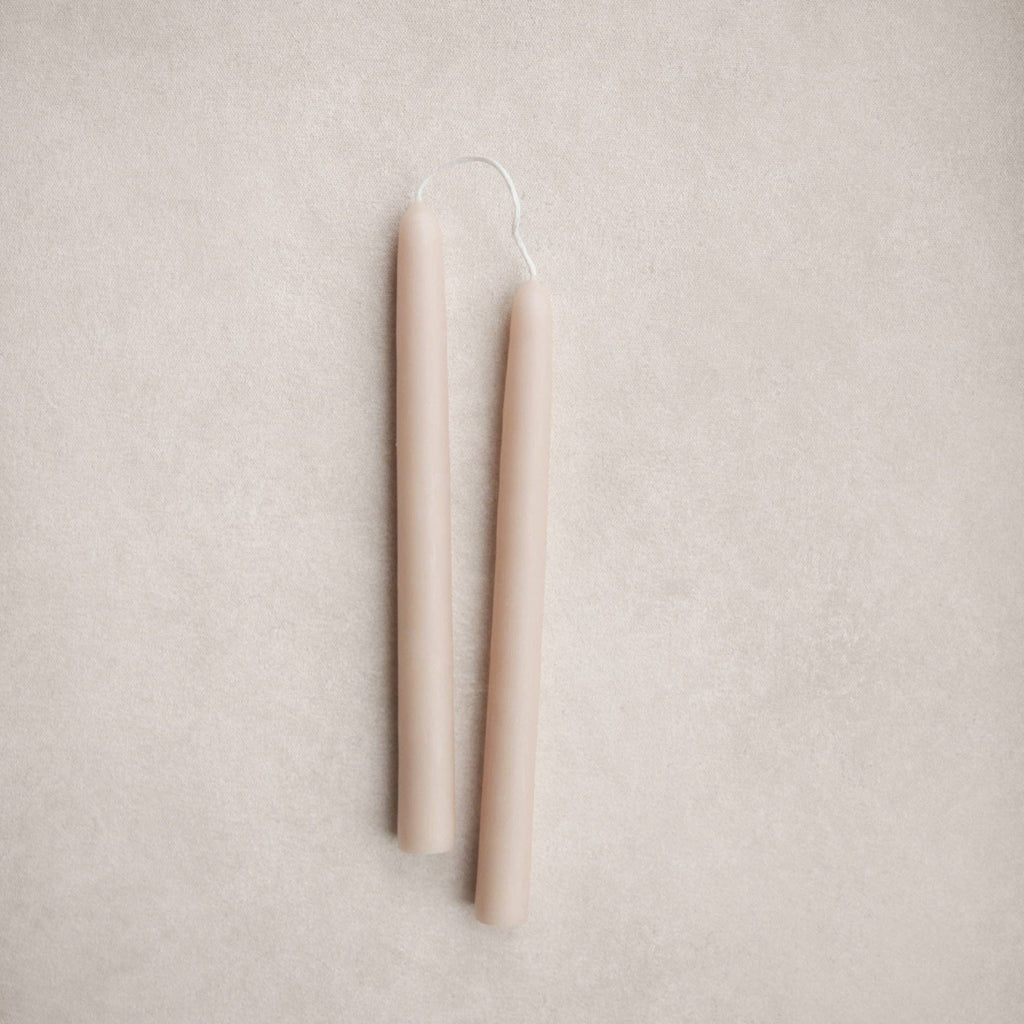 9" Heirloom Beeswax Taper Candles