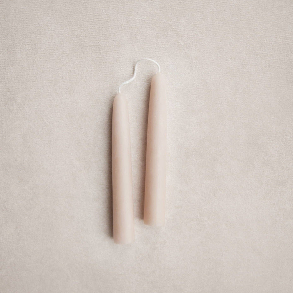 6" Heirloom Beeswax Taper Candles