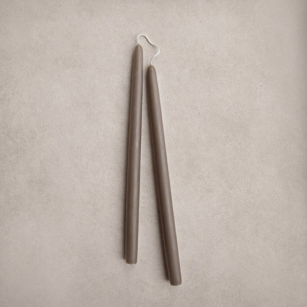 12" Heirloom Beeswax Taper Candles