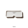Square Ceramic Glasses Tray