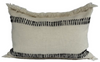 Makun Pillow Double Railroad - White/Black