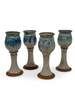 Vintage Ceramic Chalice Goblets (set of 4)