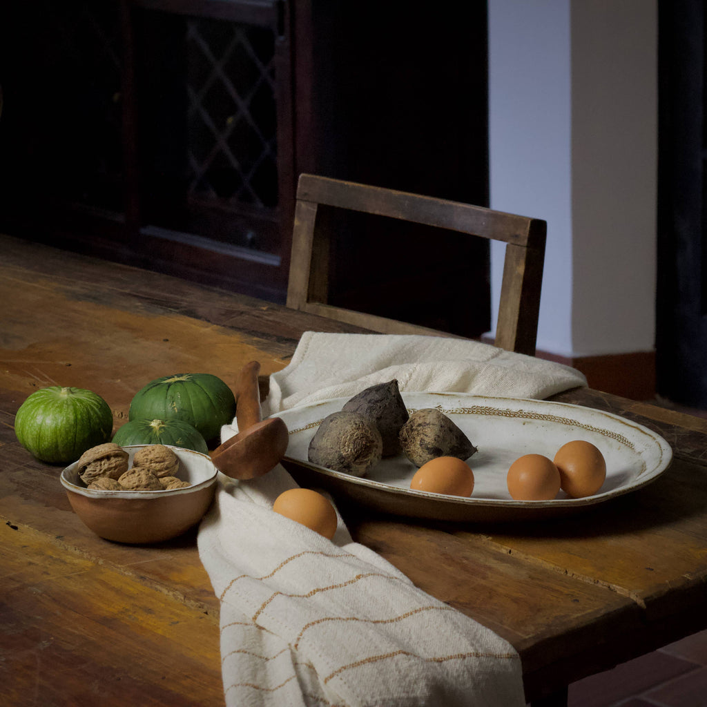 Deep Stoneware Platter