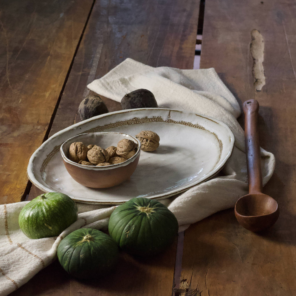 Deep Stoneware Platter