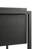 Oak Monolit Black Console - Black Metal - Varnished | Ethnicraft