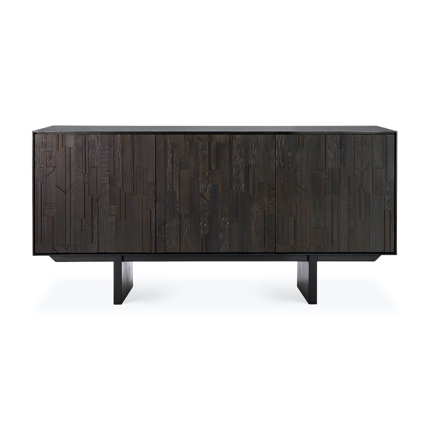 Teak Mosaic Sideboard - Varnished | Ethnicraft