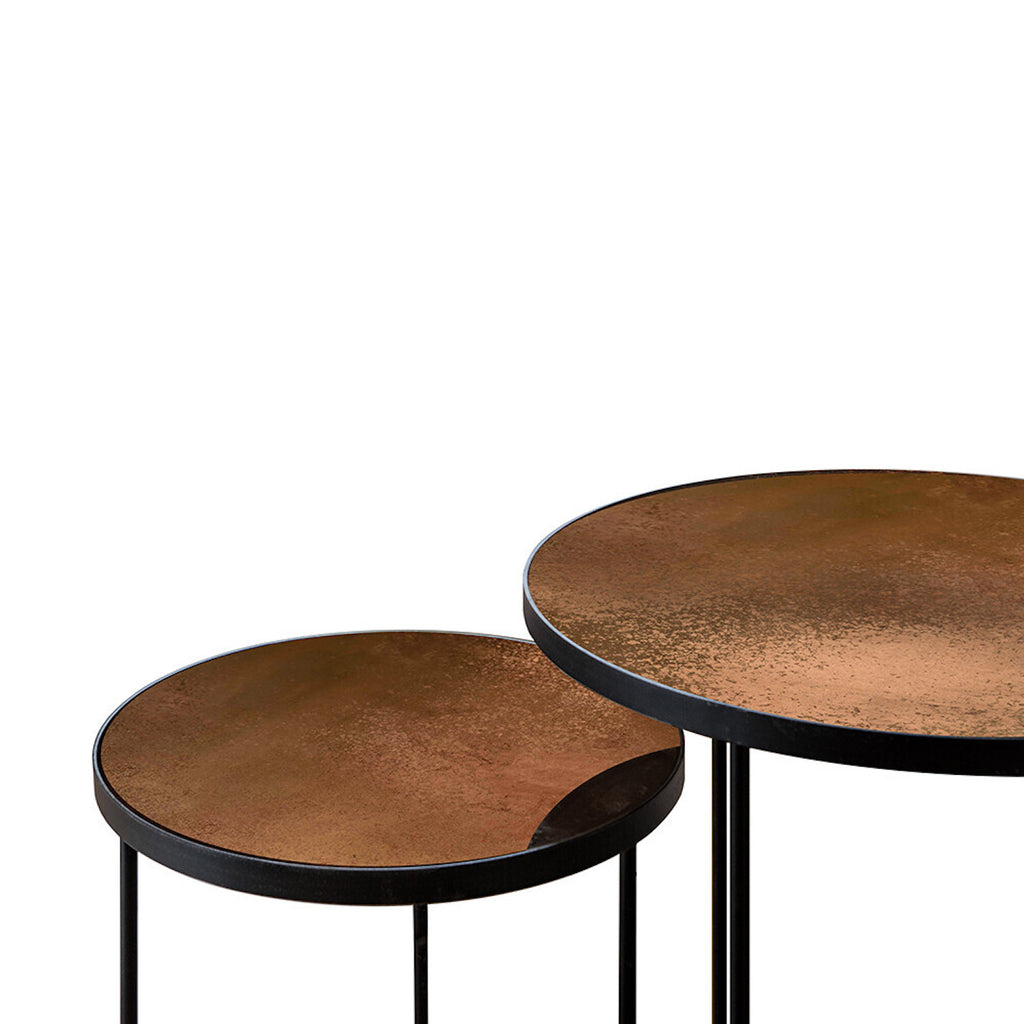 Bronze Copper Nesting Side Table - Set of 2 | ethnicraft