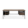Teak Oscar Desk - 2 Drawers | ethnicraft