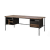 Teak Oscar Desk - 2 Drawers | ethnicraft