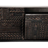 Teak Tabwa Black TV Cupboard - Varnished | ethnicraft