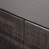 Teak Grooves Black Sideboard | Ethnicraft