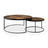 Bronze Copper Nesting Coffee Table - Set of 2 | Ethnicraft