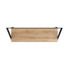 Oak Ribbon Shelf - Black | Ethnicraft