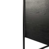 Oak Monolit Black Sideboard - 2 Doors - Black Metal - Varnished | ethnicraft