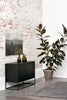 Oak Monolit Black Sideboard - 2 Doors - Black Metal - Varnished | ethnicraft