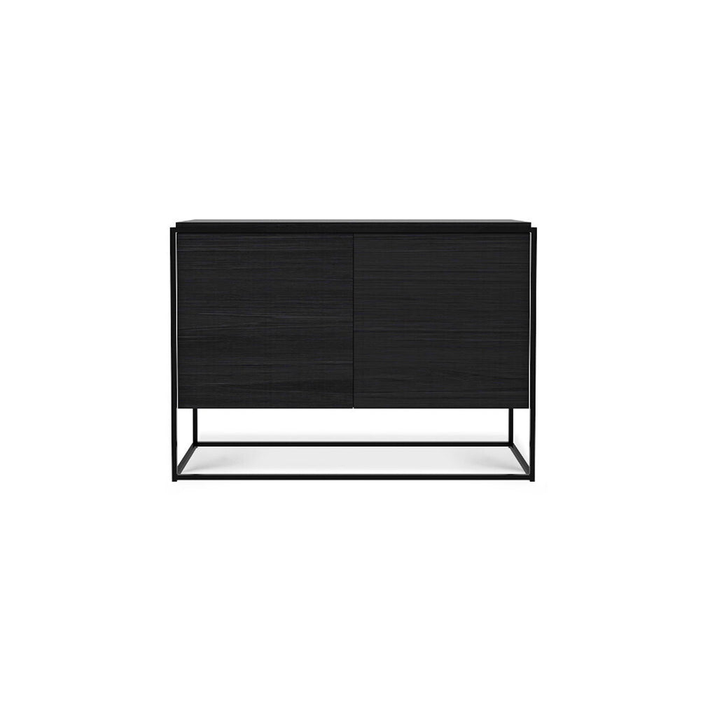 Oak Monolit Black Sideboard - 2 Doors - Black Metal - Varnished | ethnicraft