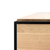 Oak Monolit TV Cupboard - Black Metal | ethnicraft