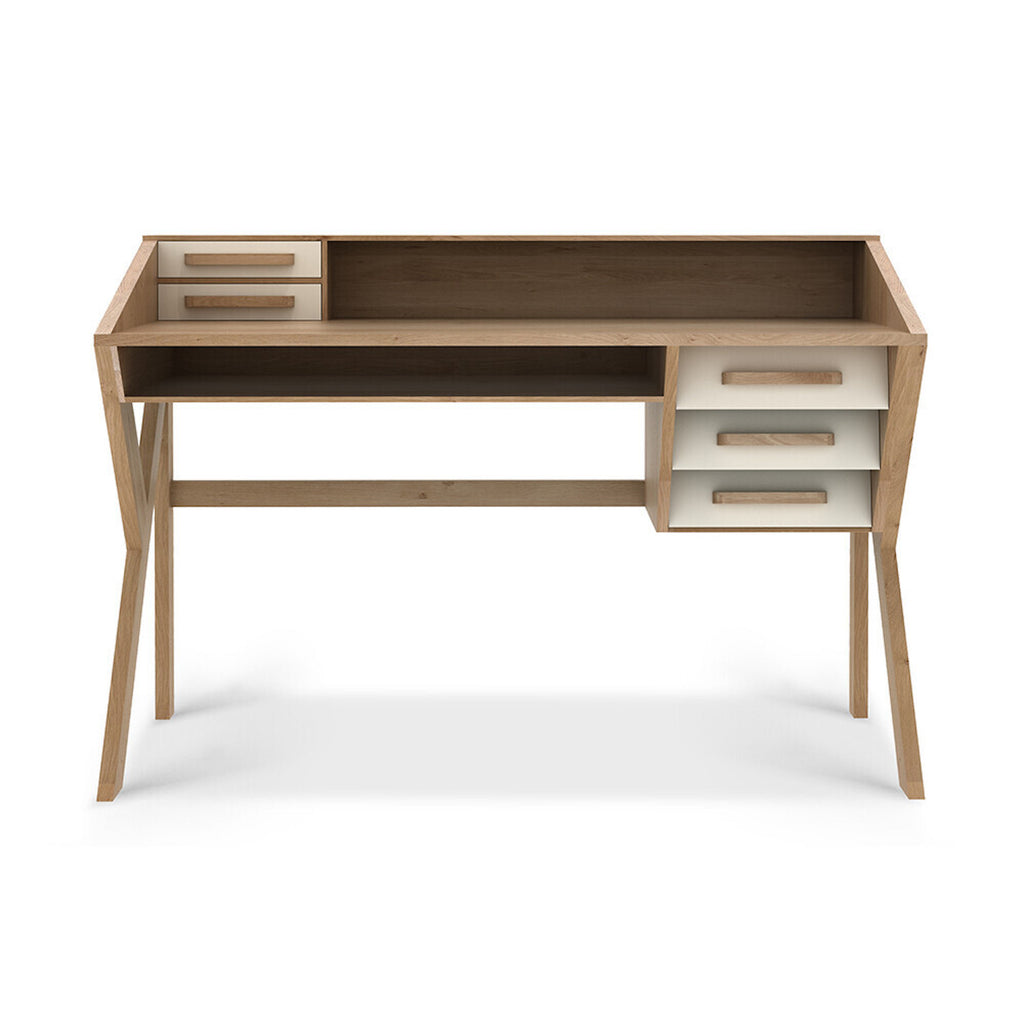 Oak Origami Desk - Cream | Ethnicraft