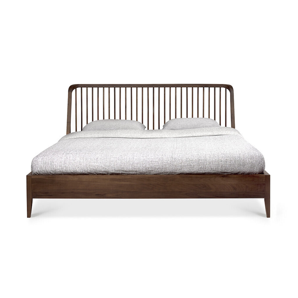 Oak & Walnut Spindle Bed , Spindle Bed | Ethnicraft