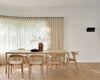 Oak Air Dining Table - Varnished