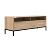 Oak Ligna TV Cupboard - Black Metal Legs | ethnicraft