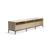 Oak Ligna TV Cupboard - Black Metal Legs | ethnicraft