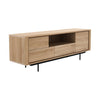 Oak Shadow TV Cupboard - Black Metal | ethnicraft