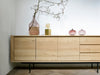 Oak Shadow Sideboard - Black Metal Legs | Ethnicraft