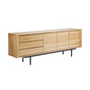 Oak Shadow Sideboard - Black Metal Legs | Ethnicraft