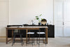 Oak Osso Black Counter Stool - VarnishedOak Osso Black Counter Stool - Varnished | Ethnicraft