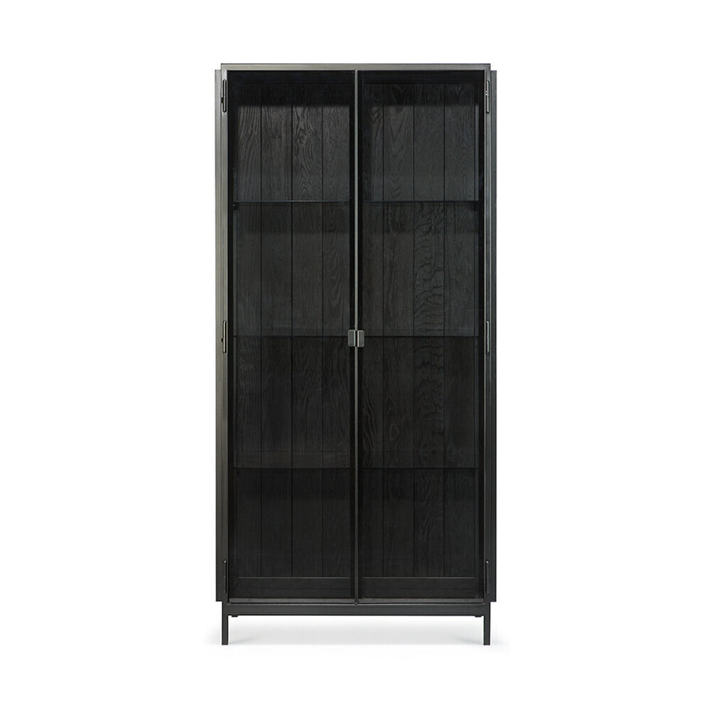 Anders Black Storage Cupboard - 2 Doors