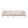 Teak Jack Outdoor Lounge Chair - Off White