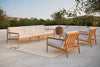 Teak Jack Outdoor Lounge Chair - Off White