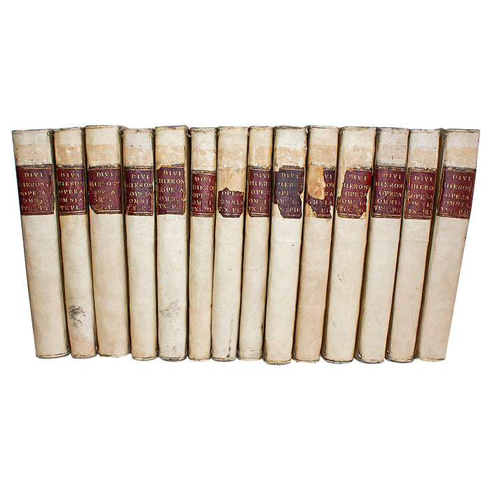 Vellum 14 Volume Book Set 1768 First Edition